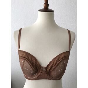 Fenty X Savage Garden of Eden Lingerie Nude Freckle Underwire Bra